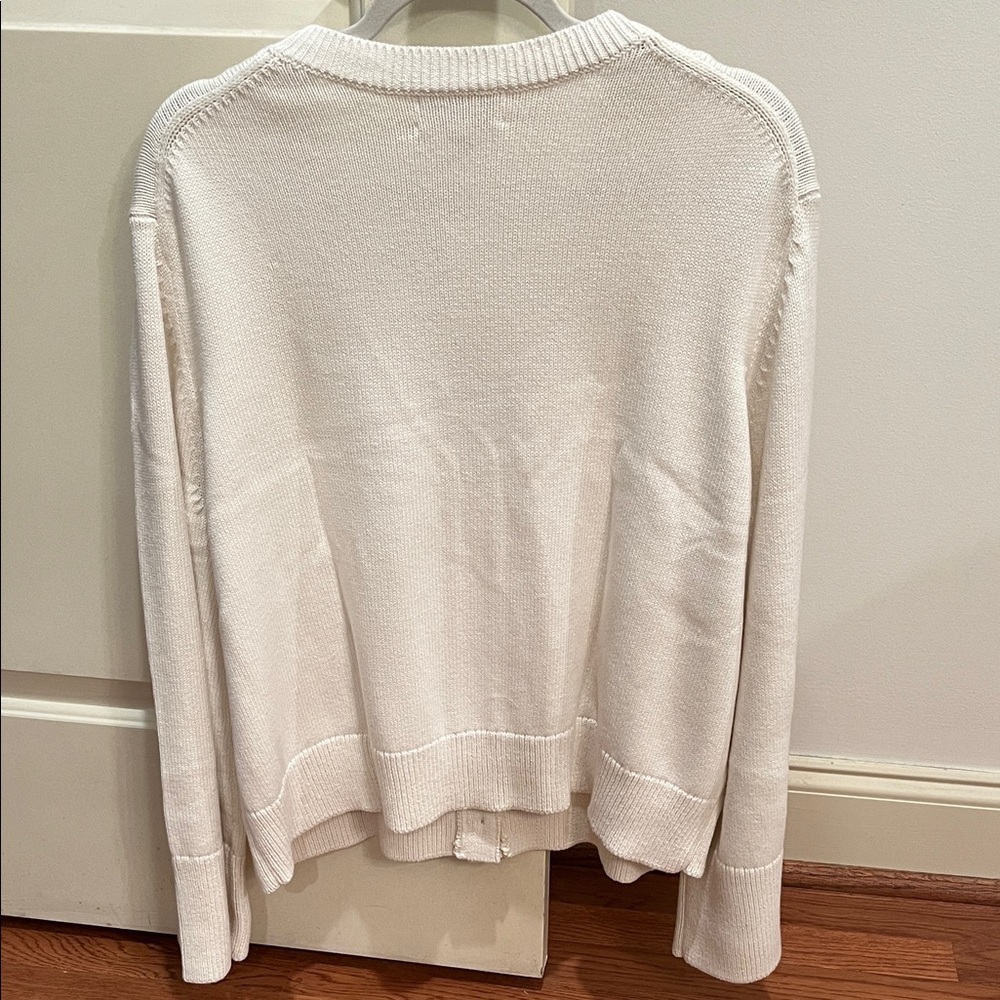 Banana Republic Ivory Bell-Sleeve Cardigan Sweater/NWT/XXL - Picture 15 of 15